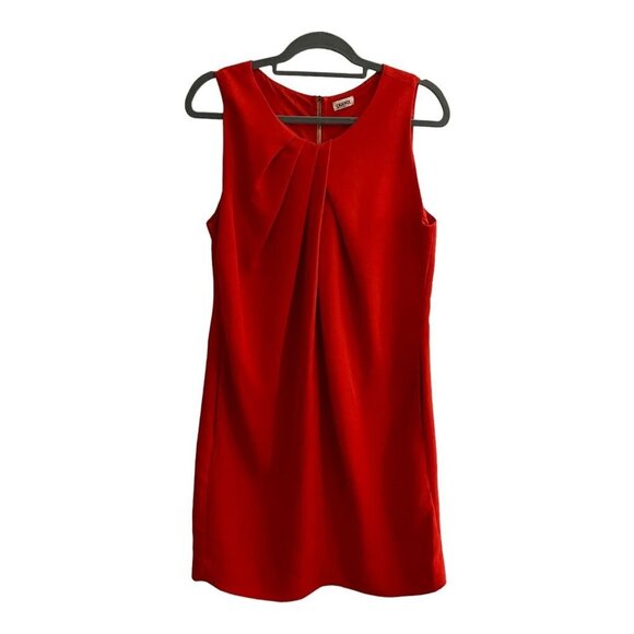 L'AGENCE Size 8 Draped Front Dress 100% Silk Mini Sleeveless Shift - Picture 1 of 7